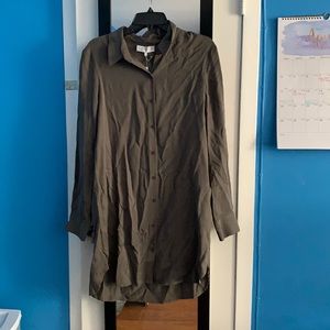 *NWT* Wayf Olive green shirt dress